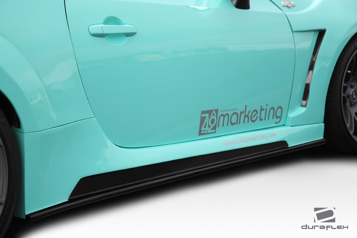 Scion FR-S / Toyota 86 / Subaru BRZ 2013-2020 86-R Side Skirts Rocker Panels Duraflex