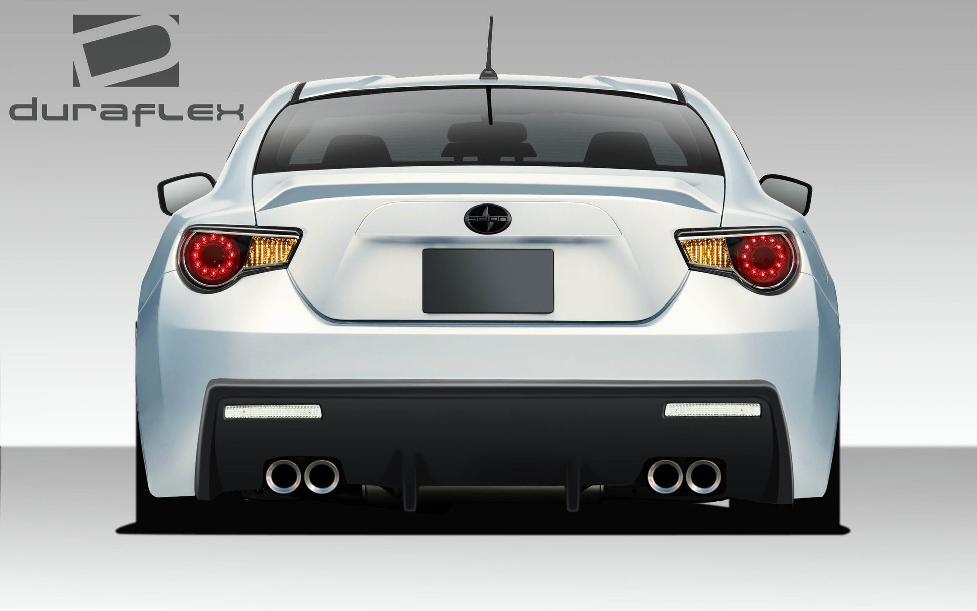 Scion FR-S / Toyota 86 / Subaru BRZ 2013-2020 86-R Rear Bumper Cover Duraflex