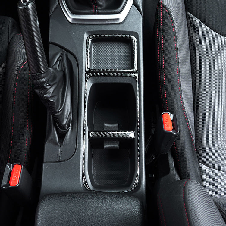 Subaru WRX (2022-2025) P&S Series Carbon Fiber Cupholder Inner Trim