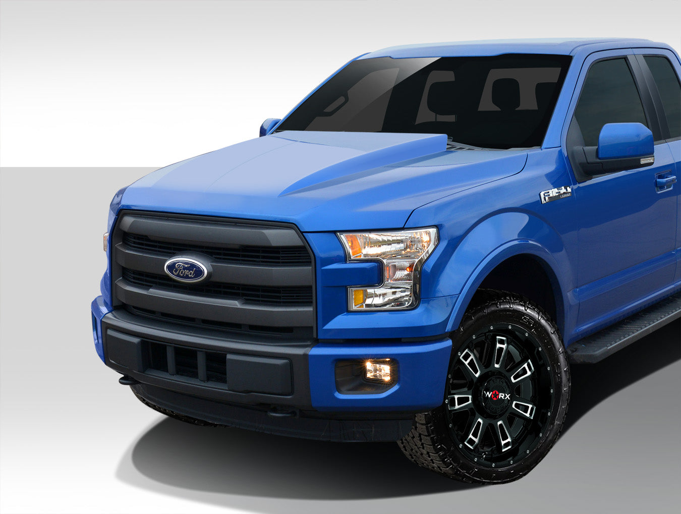 Ford F-150 2015-2020 Cowl Look Hood Duraflex