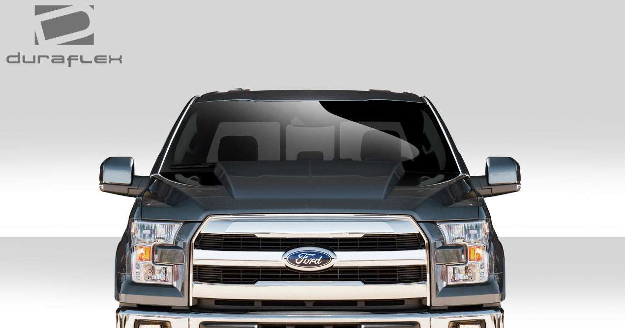 Ford F-150 2015-2020 Cowl Look Hood Duraflex