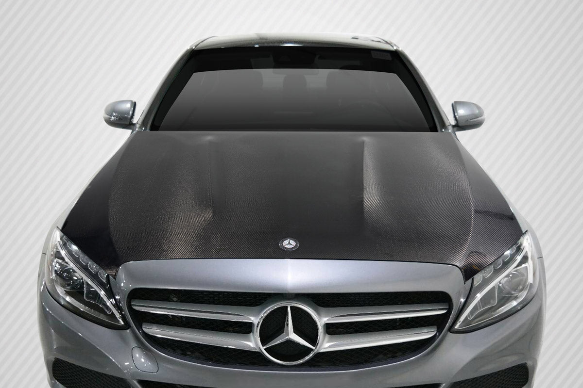 Mercedes C-Class 2015-2021 Carbon Fiber DriTech C63 Look Hood Carbon Creations