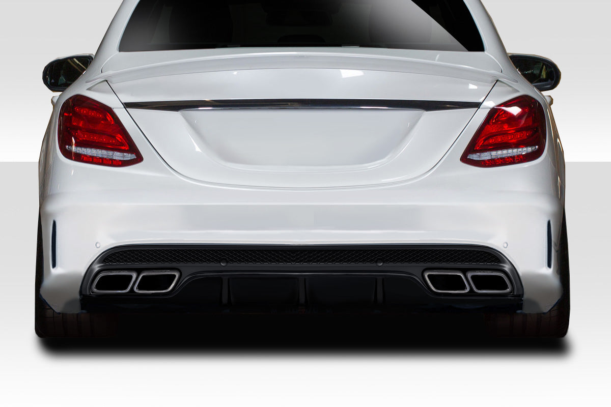 Mercedes C-Class W205 2015-2021 C63 Look Rear Diffuser Duraflex