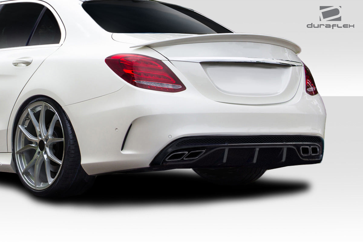 Mercedes C-Class W205 2015-2021 C63 Look Rear Diffuser Duraflex