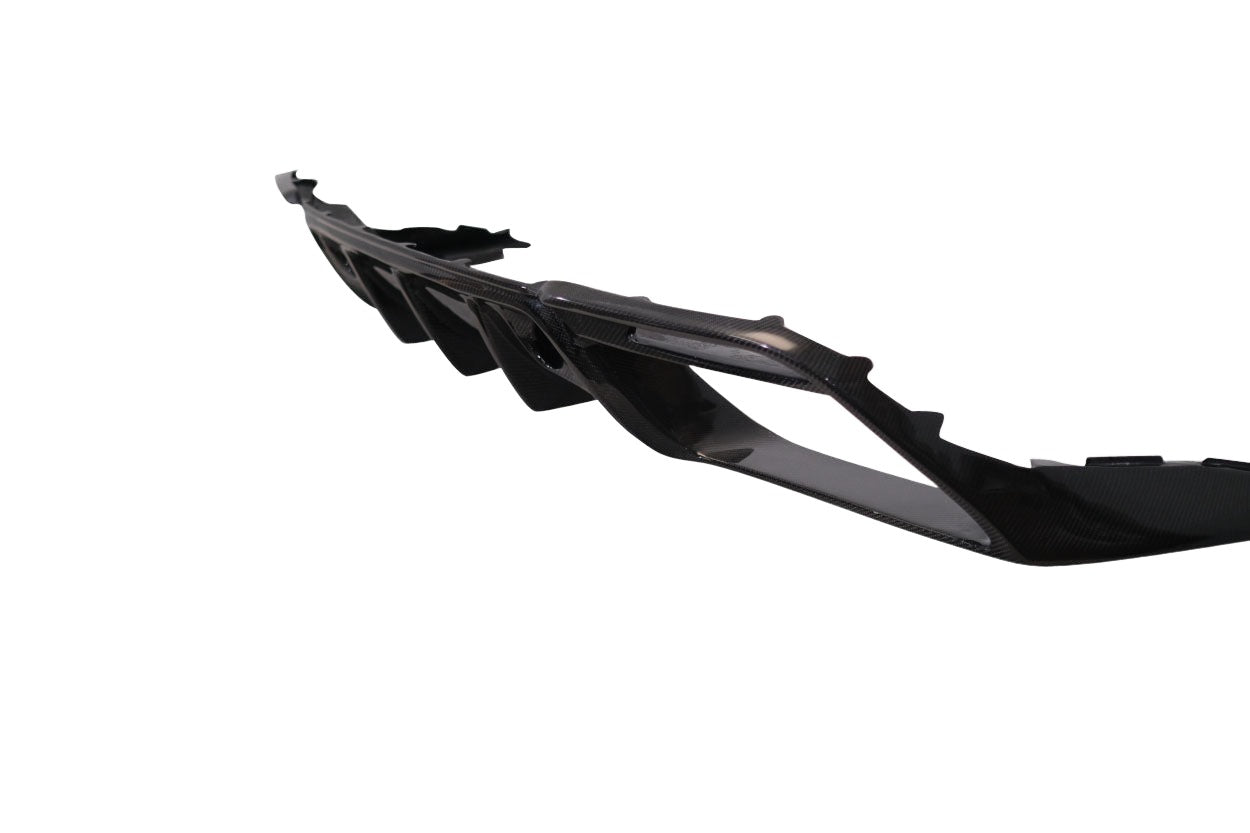 Ford Mustang 2018-2023 Carbon Fiber Grid Rear Diffuser Carbon Creations