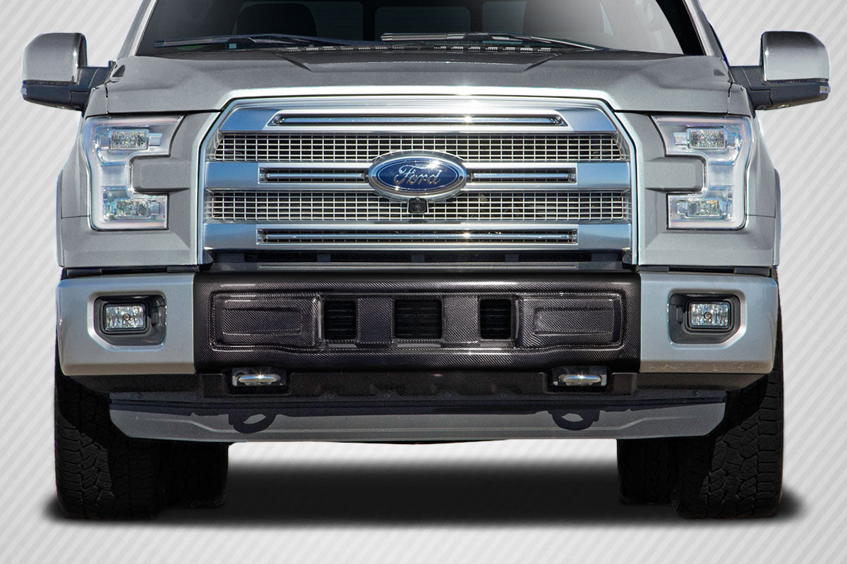 Ford F-150 2015-2020 Carbon Fiber BSZ Front Bumper Grille Carbon Creations