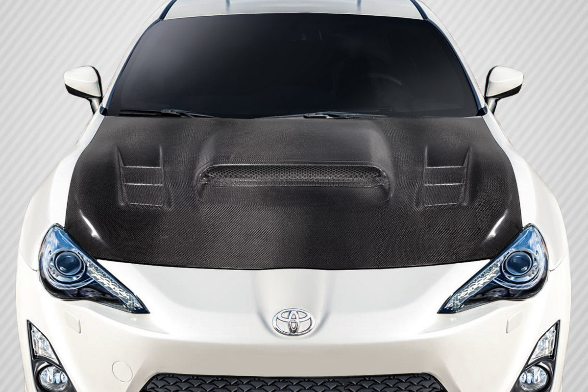 Scion FR-S / Toyota 86 / Subaru BRZ Carbon Fiber STI Look Hood Carbon Creations