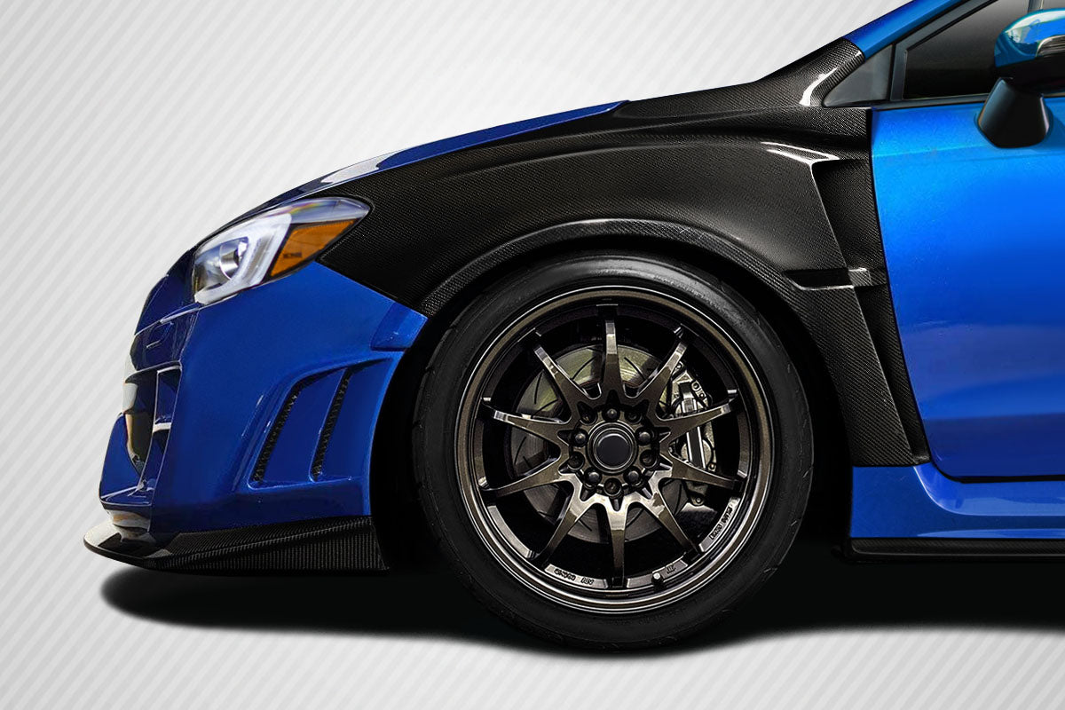 Subaru WRX STI 2015-2021 Carbon Fiber VRS Front Fenders Carbon Creations