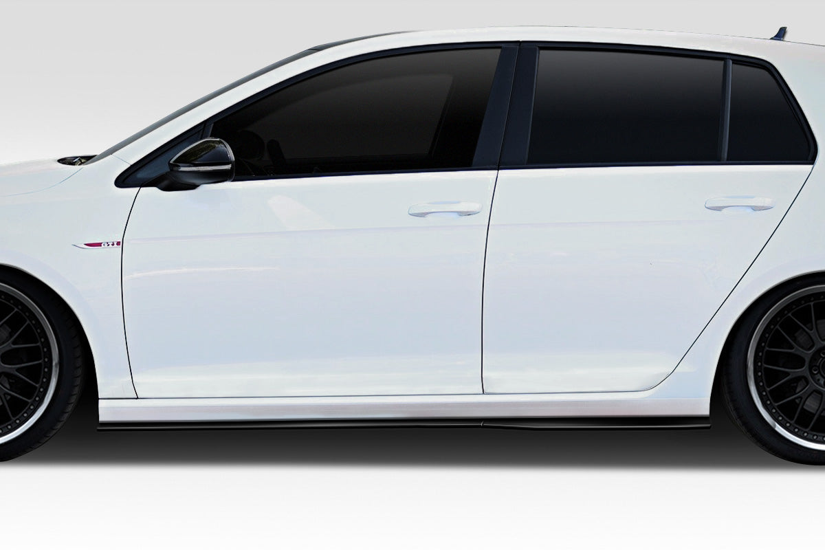 Volkswagen Golf GTi 2015-2021 RZ Side Skirt Splitters Duraflex
