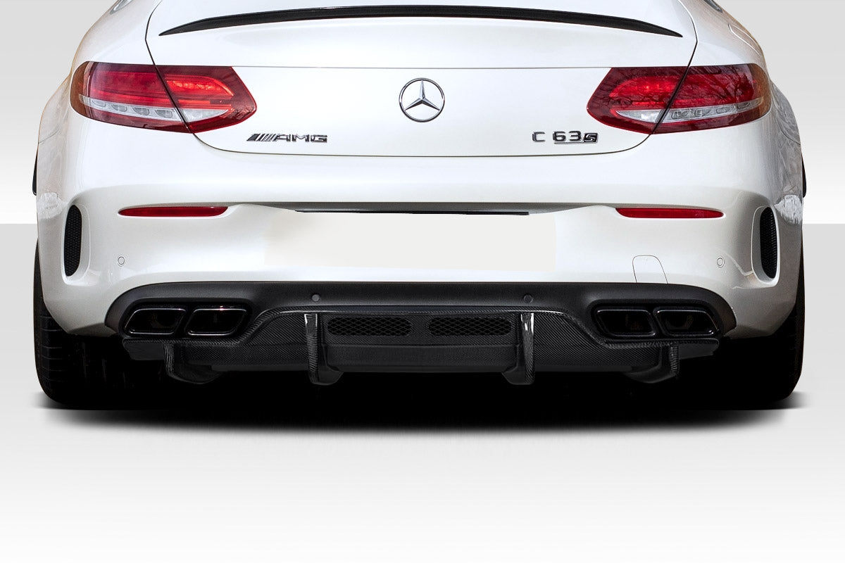 Mercedes C-Class C63 AMG 2015-2018 Carbon Fiber Rear Diffuser Carbon Creations
