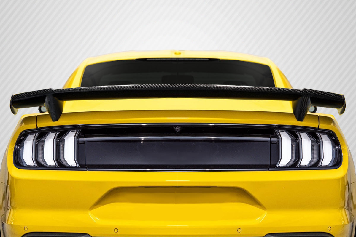 Ford Mustang 2015-2023 Carbon Fiber Stardust Rear Wing Spoiler Carbon Creations