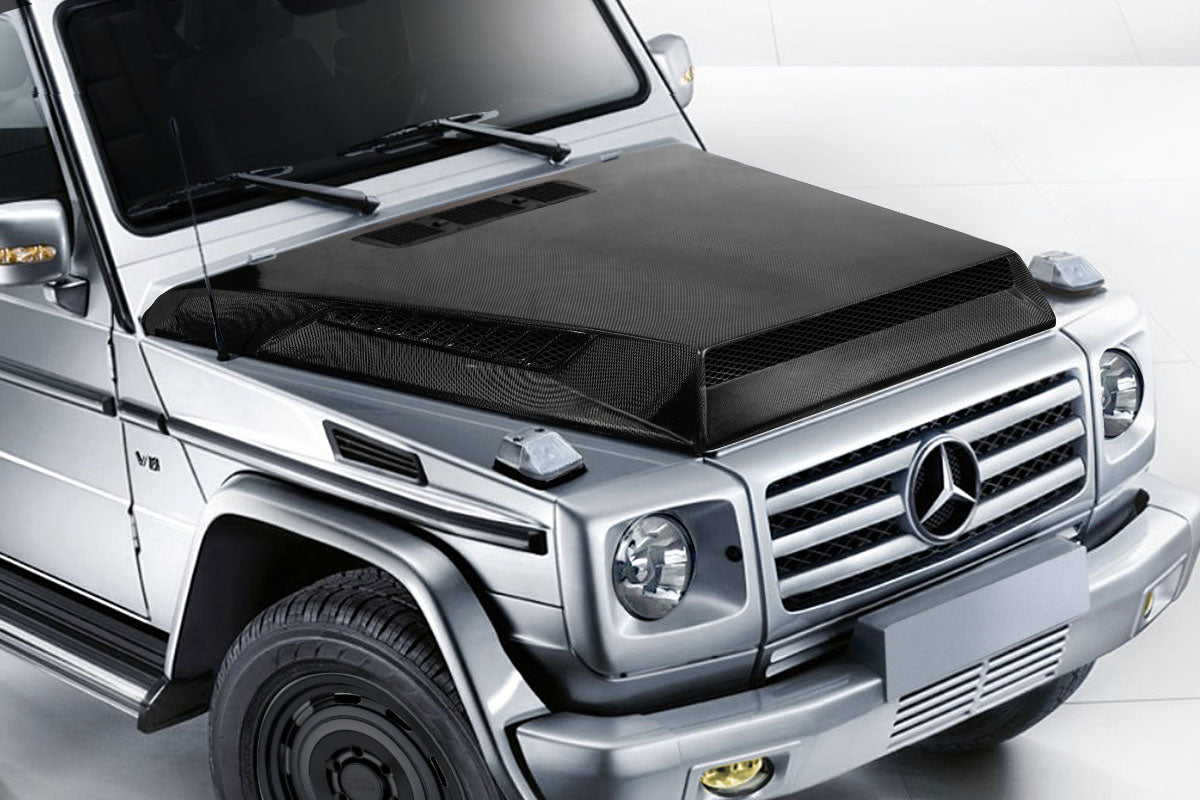 Mercedes G-Class 2000-2023 Carbon Fiber Behemoth Hood Carbon Creations