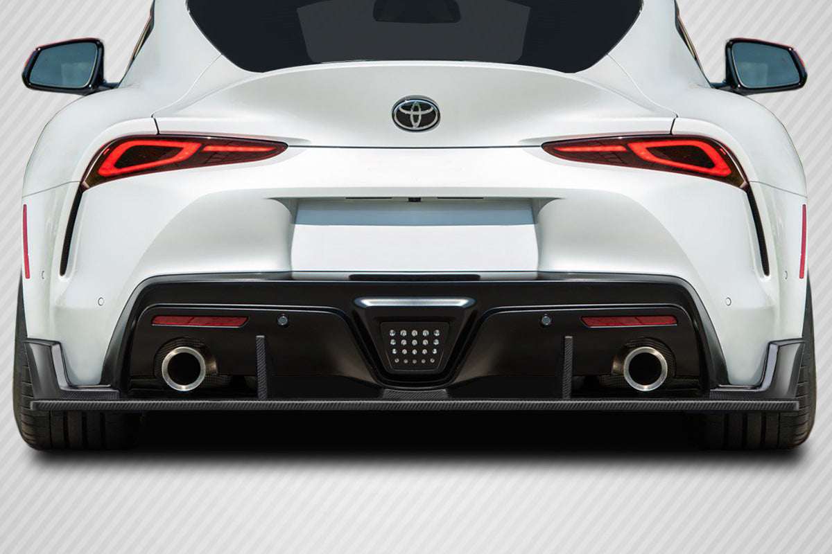 Toyota Supra A90 Carbon Fiber J Sport Rear Diffuser Carbon Creations