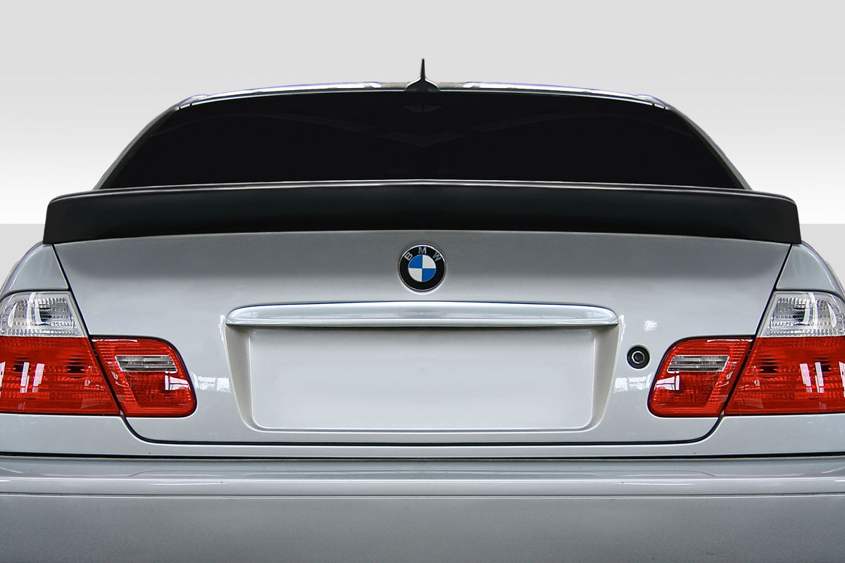 2002 BMW 3-Series Drag Look Style Fiberglass Rear Wing Spoiler (Unpainted) by Duraflex