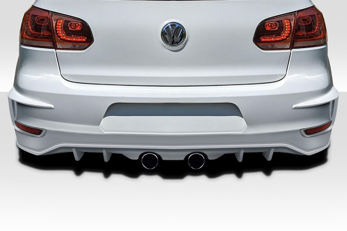 Volkswagen Golf GTi 2010-2014 R400 Look Rear Bumper Cover Duraflex