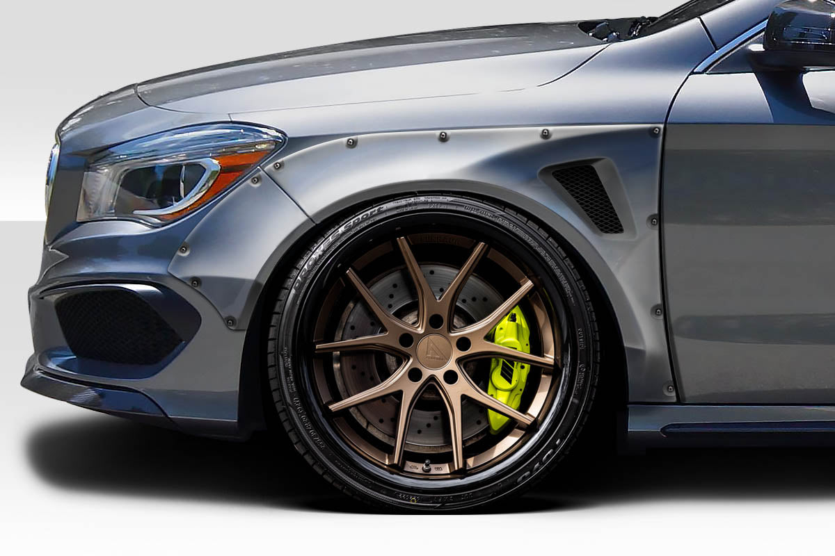 Mercedes CLA-Class C117 / CLA45 2014-2015 Facta Front Fender Flares Duraflex