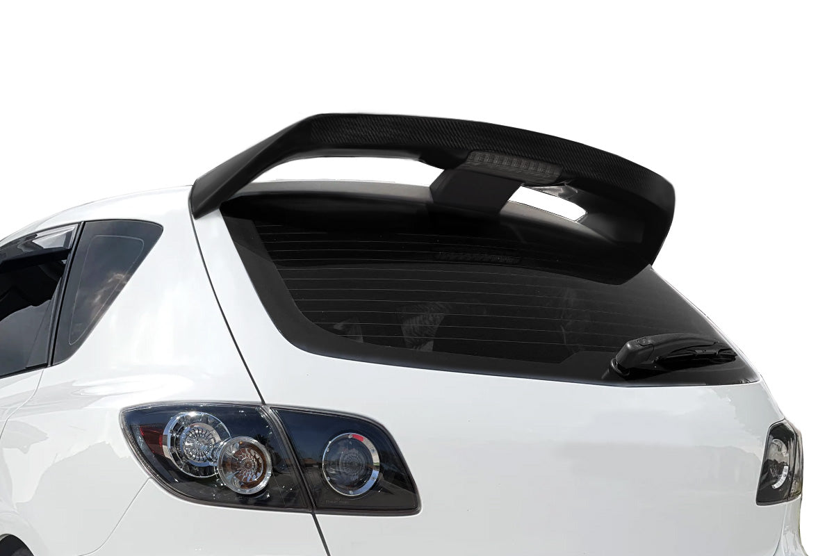 Mazda Mazda3 Hatchback (2004-2009) Carbon Fiber OEM Rear Wing Spoiler