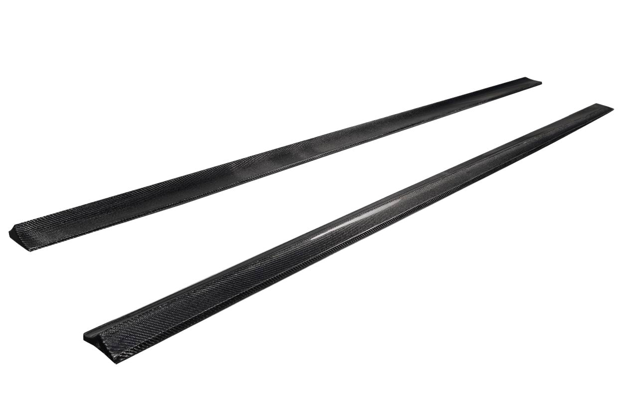 Mercedes C-Class W204 2008-2014 Carbon Fiber Radian Side Skirt Rocker Panel Splitters Carbon Creations