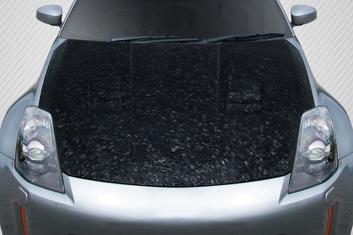 Nissan 350Z Z33 2003-2006 Carbon Fiber AeroForge Dritech JGTC Hood Carbon Creations
