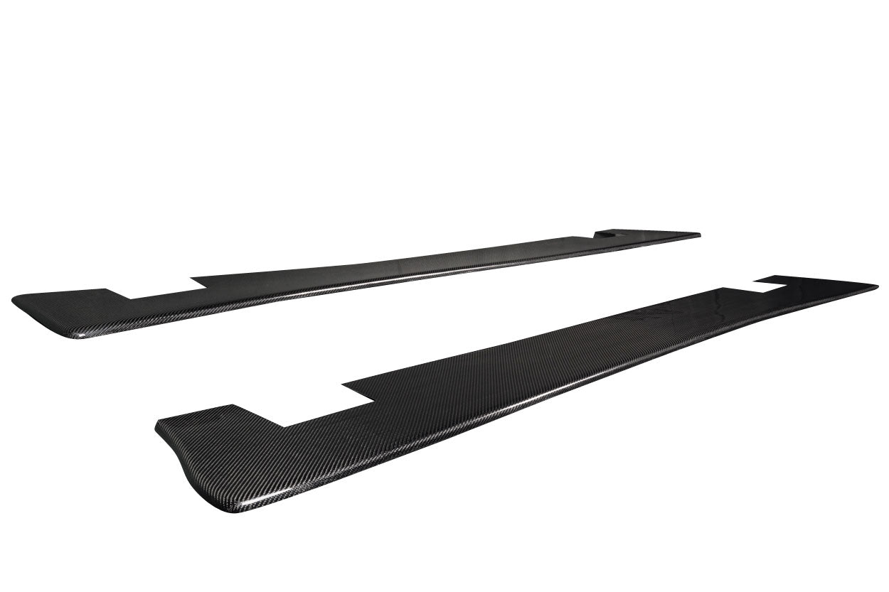 Mitsubishi Lancer Evolution X (2008-2017) Carbon Fiber Vantix Side Skirt Rocker Panel Splitters