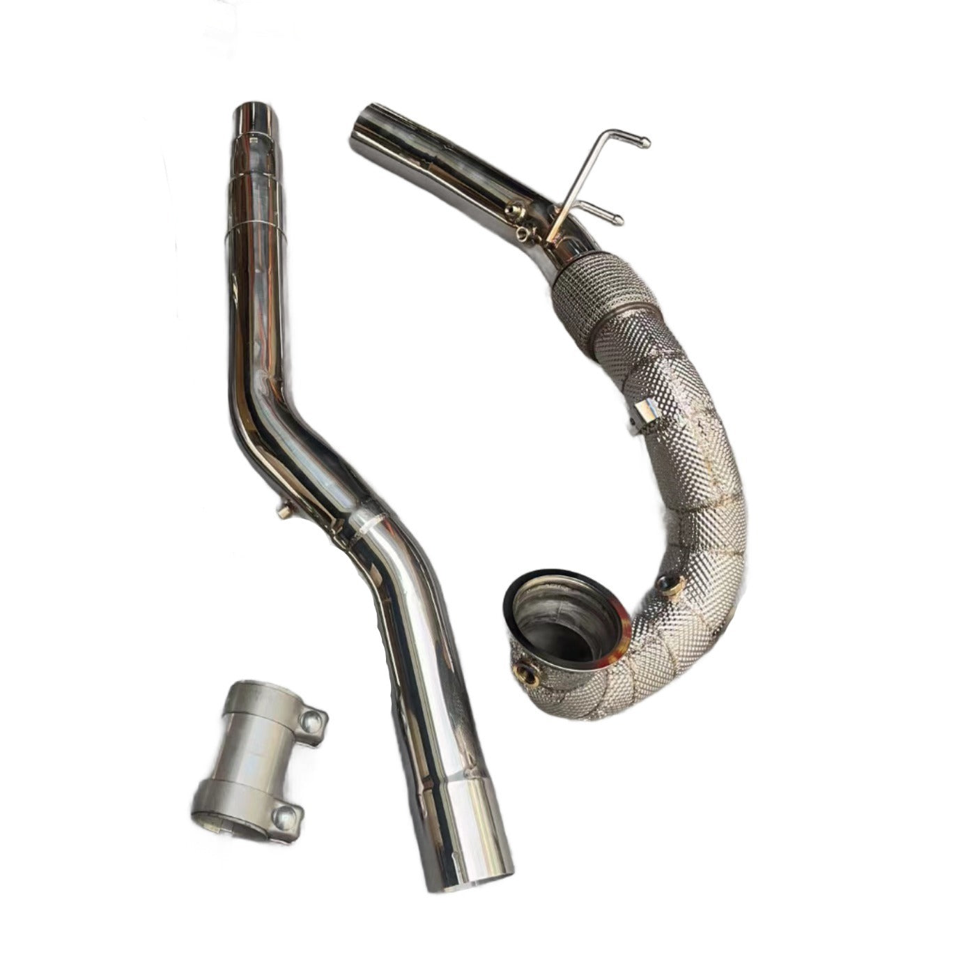 Volkswagen Golf R MK8 SS304 Catless Downpipe Exhaust ASC