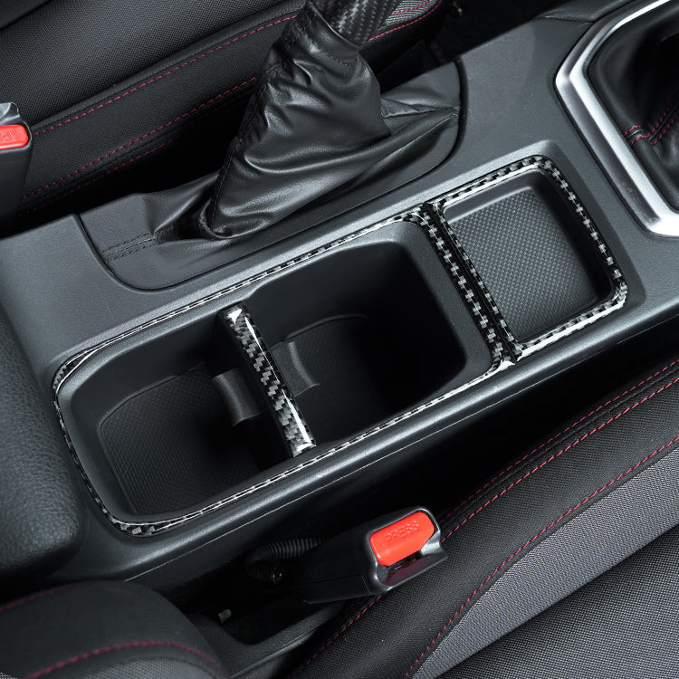 Subaru WRX (2022-2025) P&S Series Carbon Fiber Cupholder Inner Trim