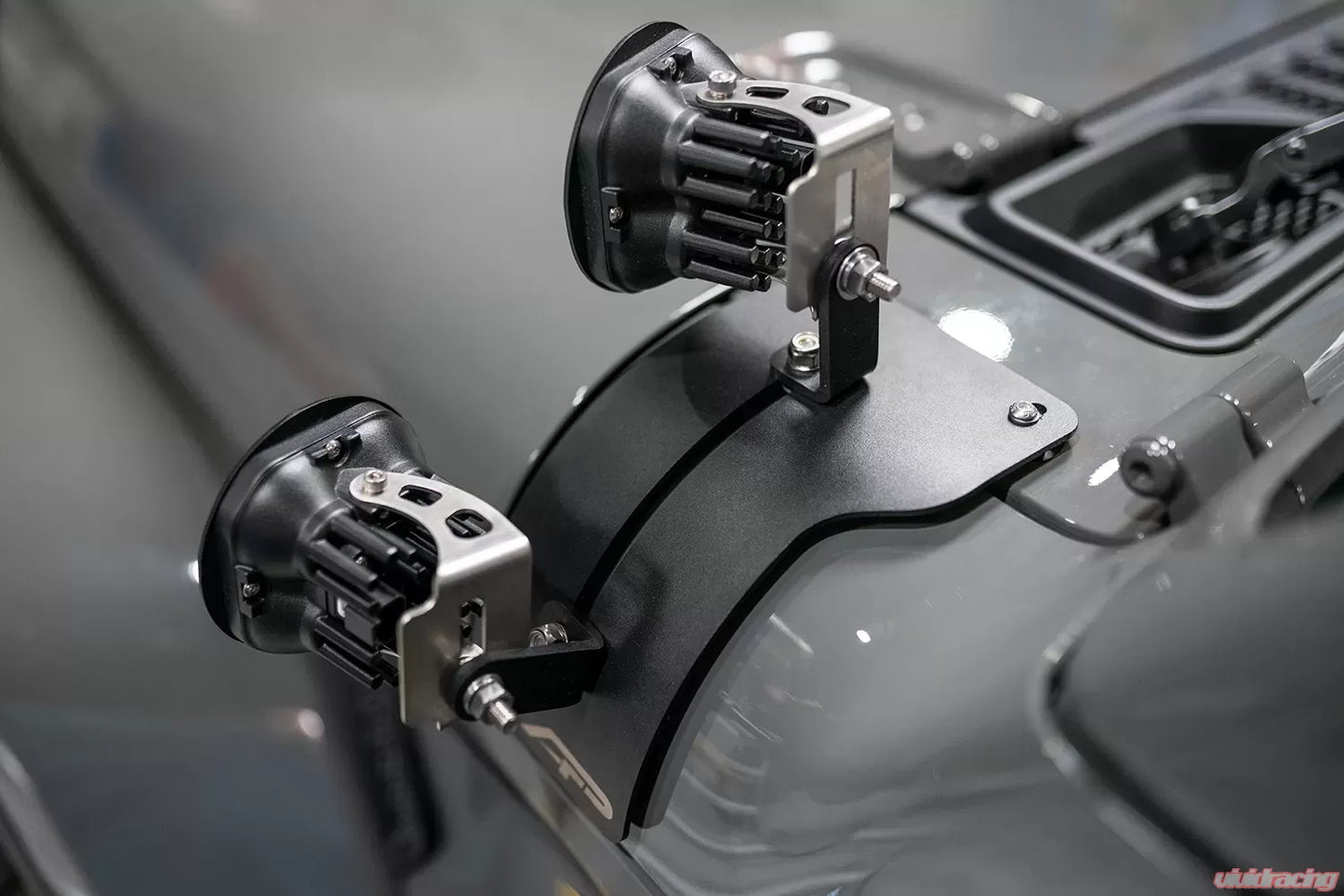 Jeep Wrangler JL / Gladiator JT A-Pillar Adjustable Light Bracket Kit VR Performance