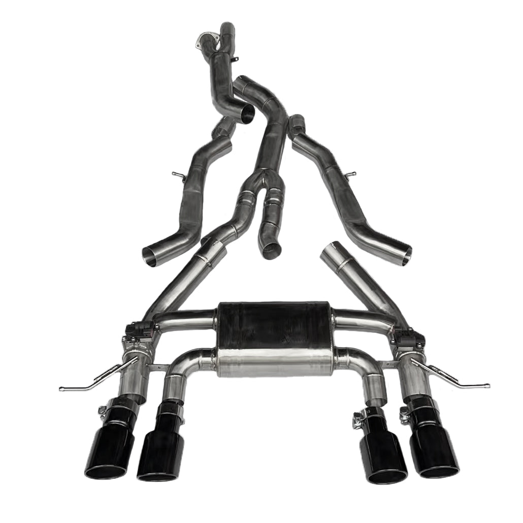 BMW M3 G80 / M4 G82 304SS Single Mid Pipe Catback Exhaust with Valve ASC