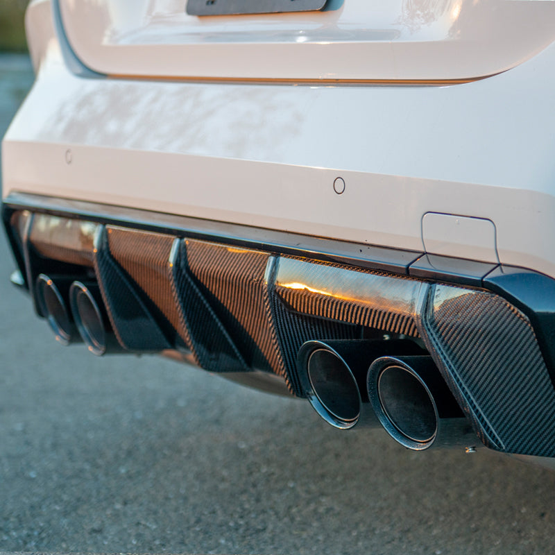 BMW M3 G80 / M4 G82 Dry Carbon Fiber MP Style Rear Diffuser ASC