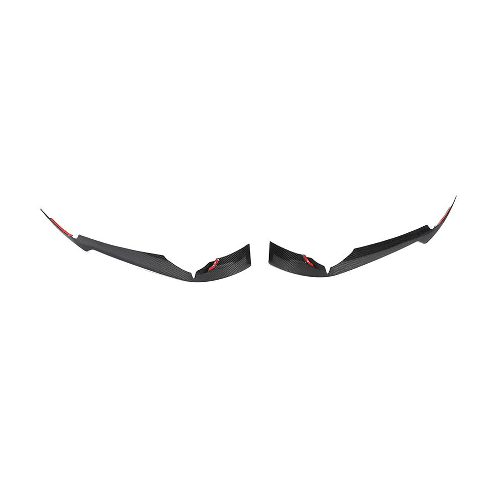 Chevrolet Corvette C8 Carbon Fiber Bumper Canards ASC