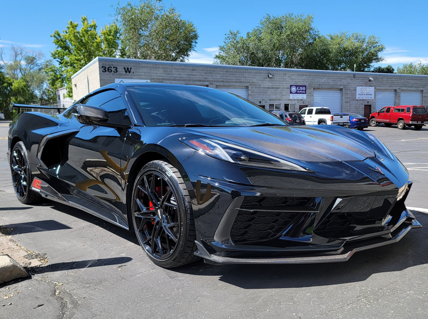 Chevrolet Corvette C8 Carbon Fiber Front Lip ASC