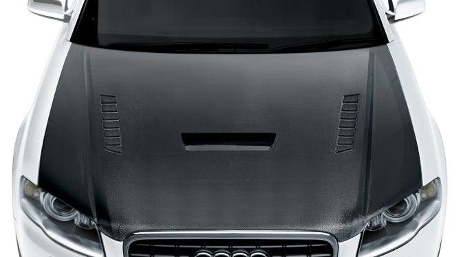 Audi A4 / S4 Carbon Fiber AF-1 Hood Aero Function