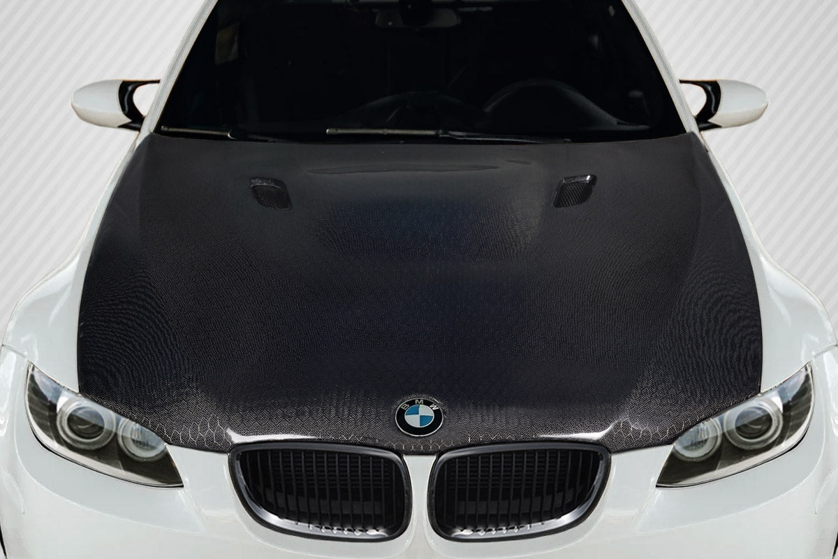 BMW 3 Series E92 / E93 Carbon Fiber Geo6ix DriTech M3 Look Hood Carbon Creations