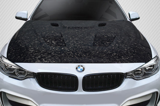 BMW 3 Series F30 / 4 Series F32 Carbon Fiber AeroForge DriTech Eros Version 1 Hood Carbon Creations
