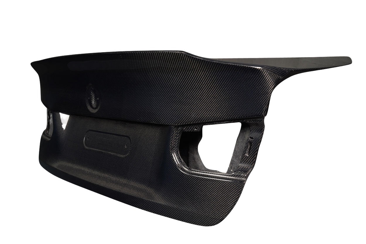 BMW 3 Series F30 Carbon Fiber Sweeper Rear Trunk Carbon Creations