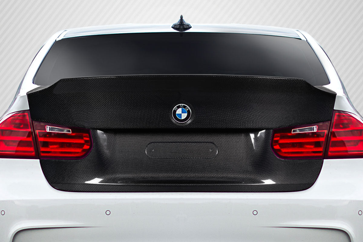 BMW 3 Series F30 Carbon Fiber Sweeper Rear Trunk Carbon Creations