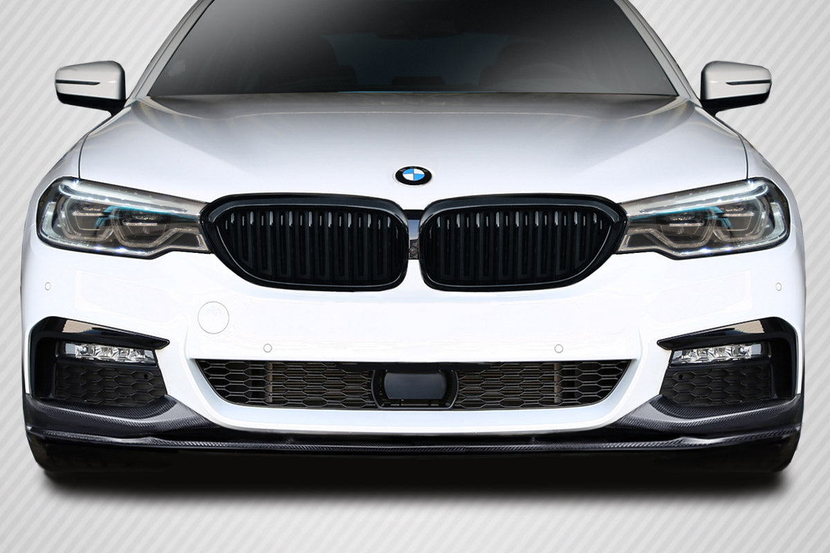 BMW 5 Series G30 Carbon Fiber M Tech Front Lip Splitter Carbon Creations