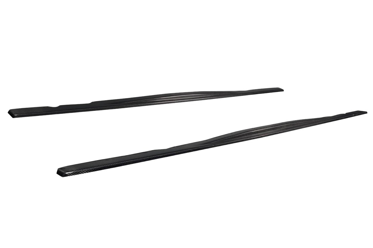 BMW M3 E36 Carbon Fiber Motive Side Skirt Rocker Panel Splitters Carbon Creations