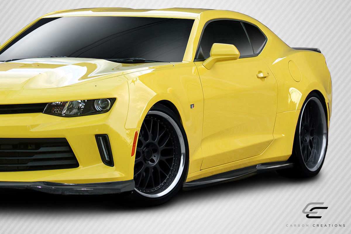 Chevrolet Camaro 2016-2023 Carbon Fiber Arsenal Side Skirts Carbon Creations