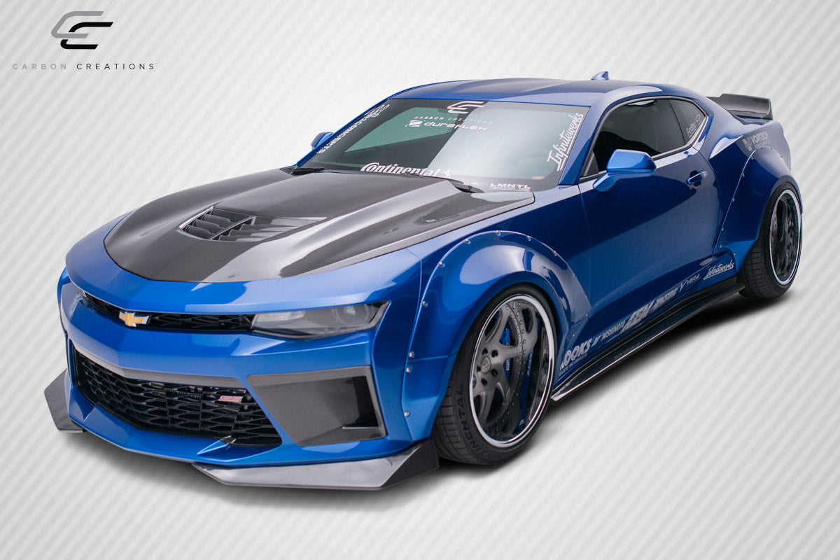 Chevrolet Camaro 2016-2023 Carbon Fiber DriTech Grid Hood Carbon Creations