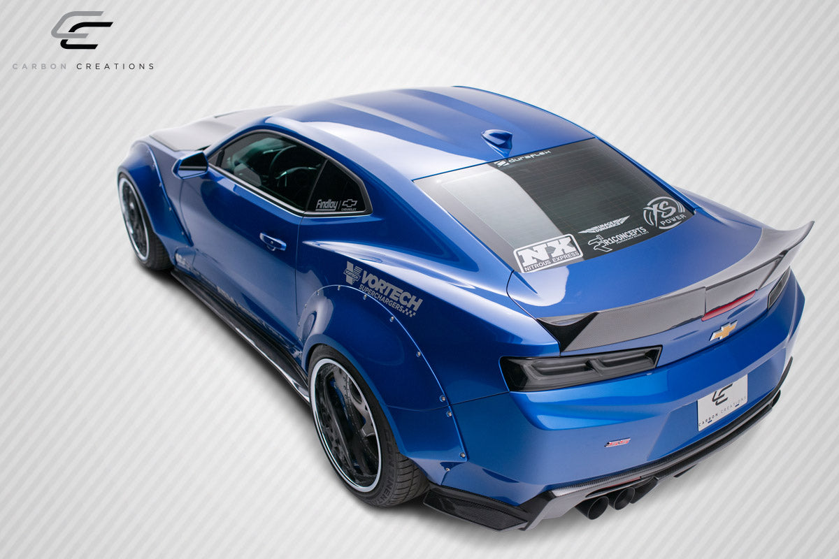 Chevrolet Camaro 2016-2023 Carbon Fiber DriTech Grid Hood Carbon Creations
