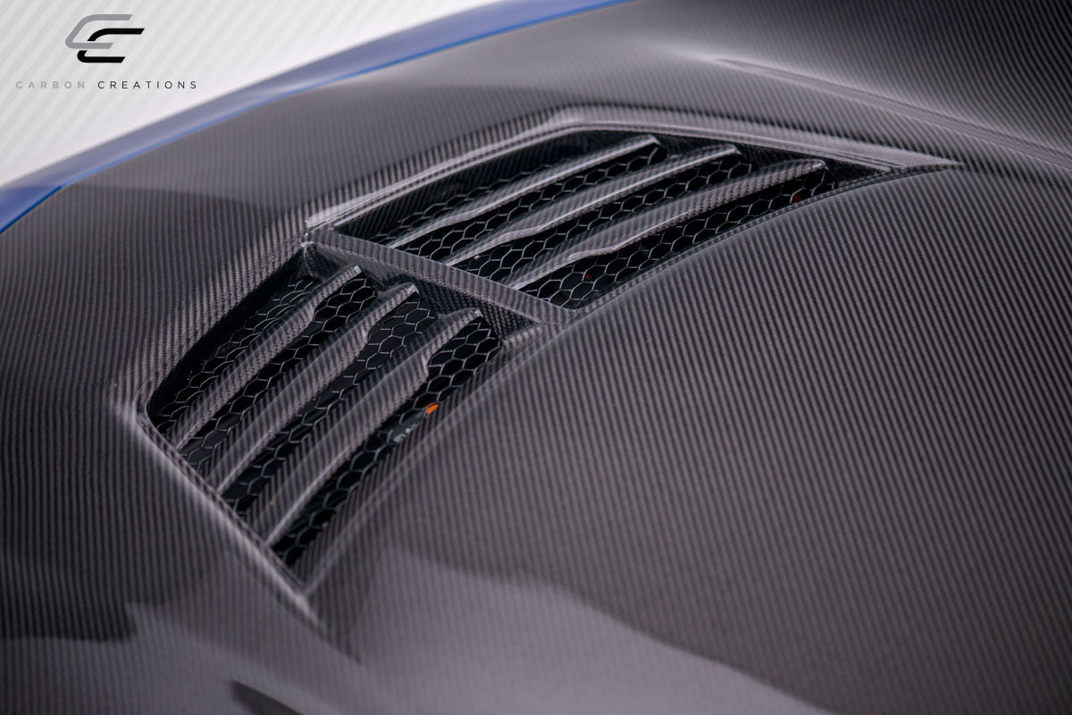 Chevrolet Camaro 2016-2023 Carbon Fiber DriTech Grid Hood Carbon Creations