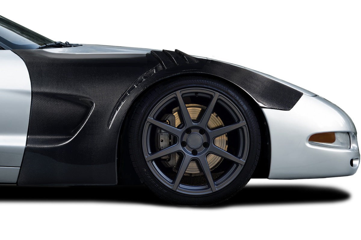 Chevrolet Corvette C5 1997-2004 Carbon Fiber GT3RS Look Front Fenders Carbon Creations