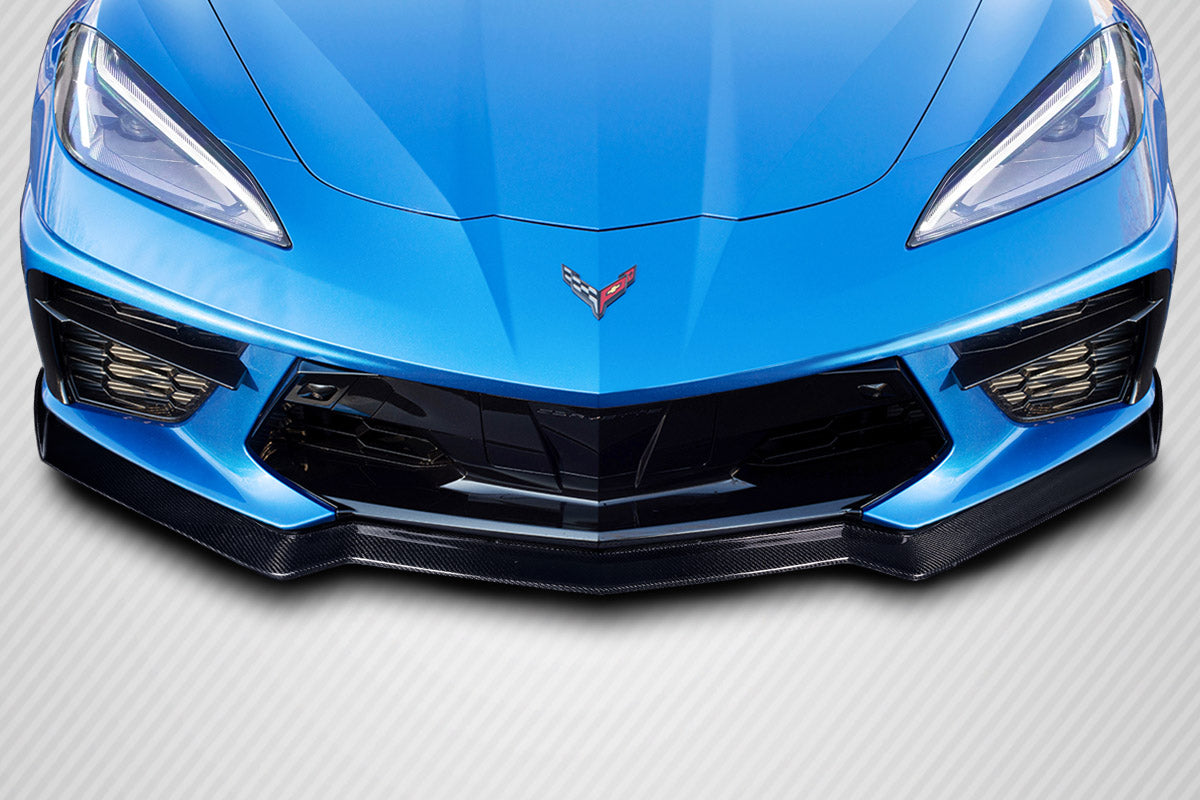 Chevrolet Corvette C8 Carbon Fiber GMX Front Lip Spoiler Air Dam Carbon Creations