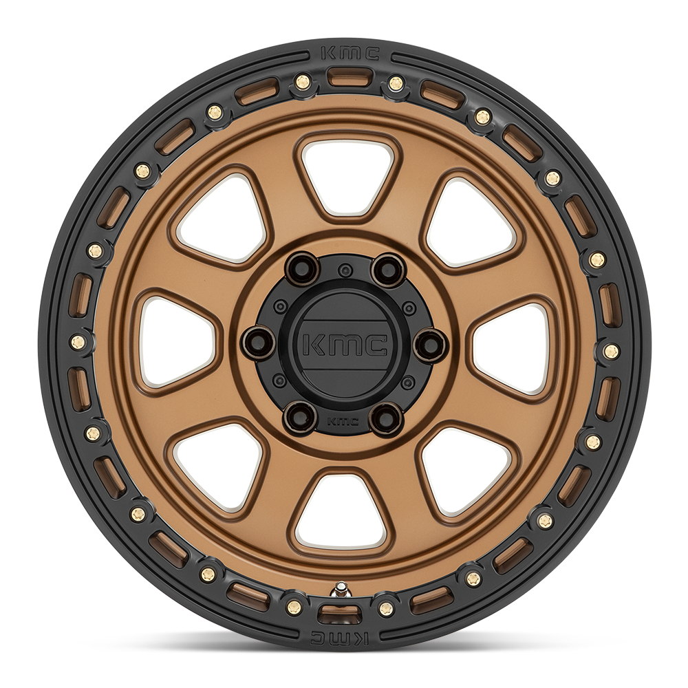 Chase Wheel Matte Bronze/Black Lip KMC
