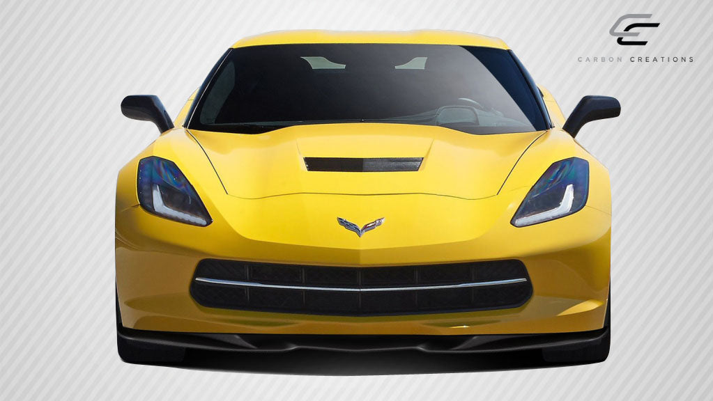Chevrolet Corvette C7 Carbon Fiber Apex Front Splitter Carbon Creations