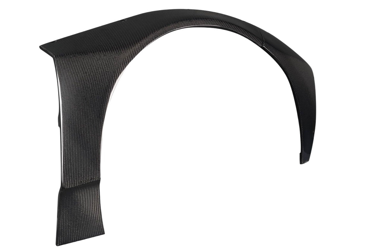 Chevrolet Corvette C8 Carbon Fiber Gran Veloce Wide Body Front Fender Flares Carbon Creations