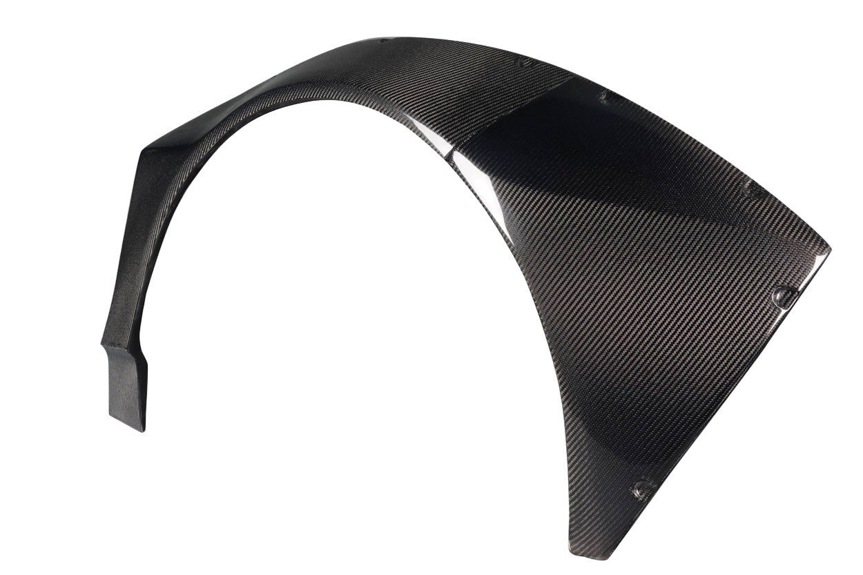 Chevrolet Corvette C8 Carbon Fiber Gran Veloce Wide Body Front Fender Flares Carbon Creations