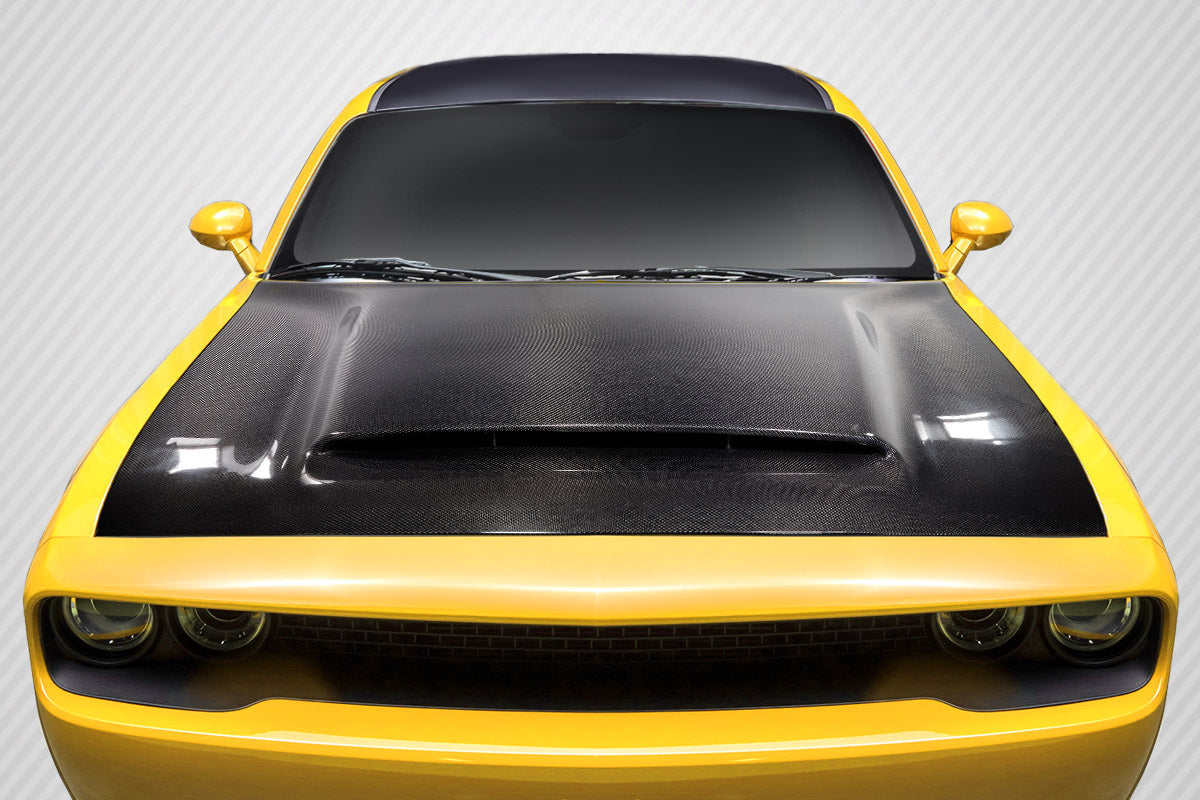 Dodge Challenger 2008-2023 Carbon Fiber Demon Look Hood Carbon Creations