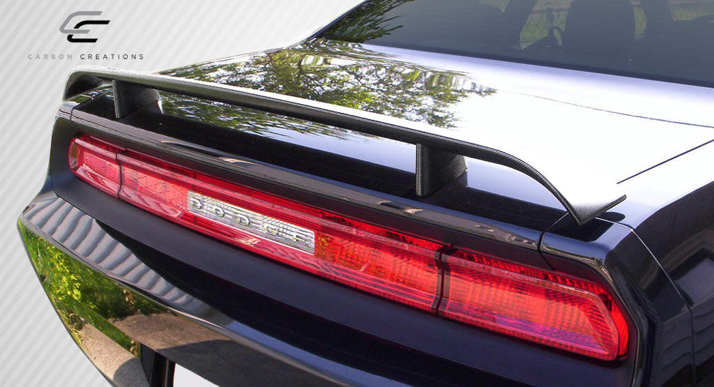 Dodge Challenger 2008-2023 Carbon Fiber G-Spec Wing Trunk Lid Spoiler Carbon Creations